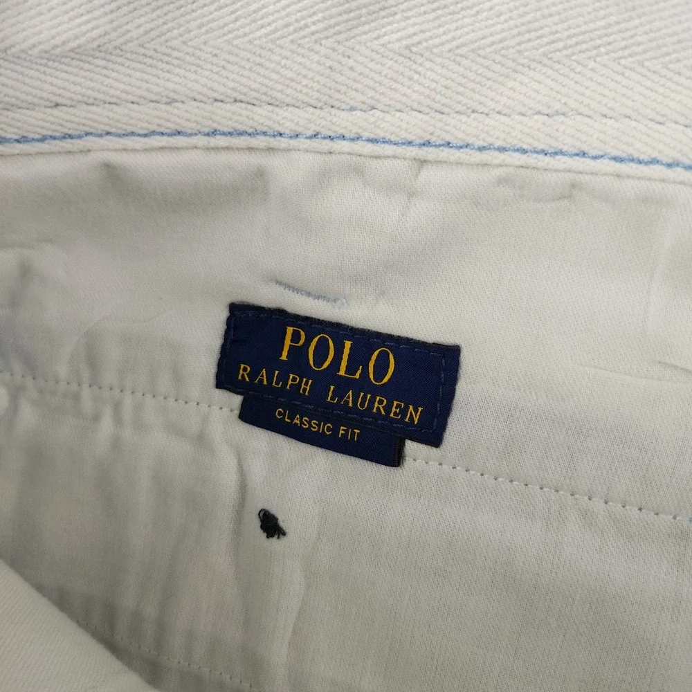 Polo Ralph Lauren Shorts Mens 42T Classic Fit Light Blue Cotton Chino Preppy